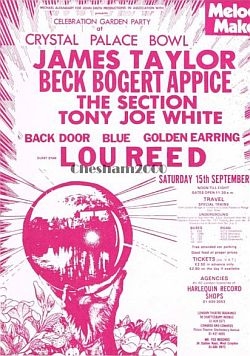 Crystal Palace Garden Party program (front cover) September 15, 1973